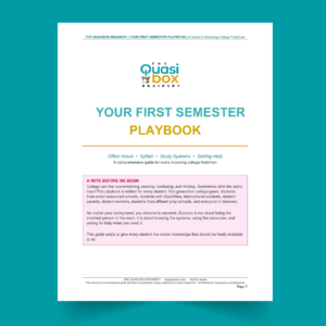 First Semester Playbook